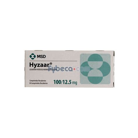 Hyzaar 100 12 5 Mg Unidad Fybeca