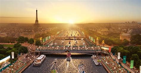 Desfile De Abertura De Paris Ter Barcos E Mais De Mil