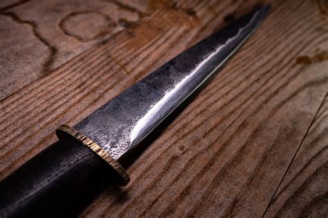 Hunting Bowie Knife Rustic Hand Forged Unique Personalized Handcrafted Fathers T Collector