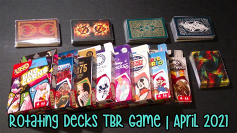 Rotating Decks TBR Game Intro April TBR 2021 YouTube