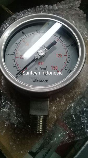 Jual Pressure Gauge All Stainless Inchi Kg Di Lapak Santech