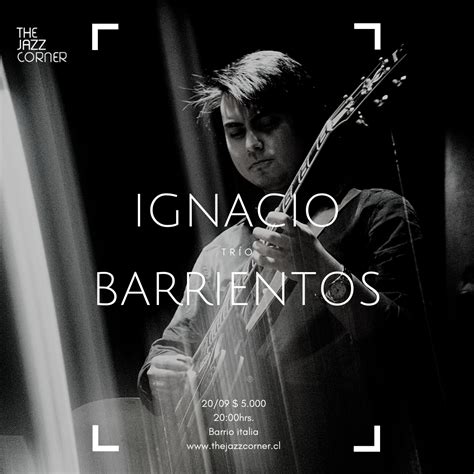 Ignacio Barrientos Trío The Jazz Corner Club de Jazz Barrio Italia