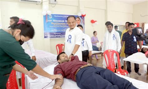 Sant Nirankari Charitable Foundation Organizes Blood Donation Camp