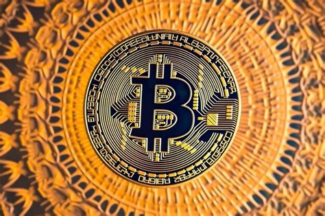 Premium Ai Image Closeup Of A Bitcoin With A Unique Backdrop