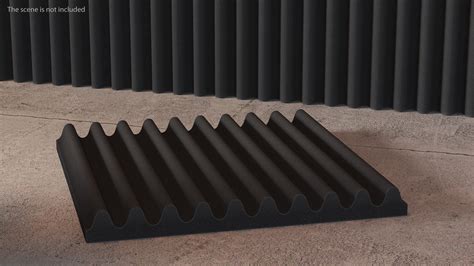 Sound Absorbers Gray Set 3d Model 19 3ds Blend C4d Fbx Max Ma