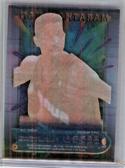 1994 95 Topps Finest Marathon Men A C Green 20 PHOENIX SUNS EBay