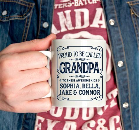 Grandpa T Grandpa Mug Grandpa Coffee Mug T For Etsy