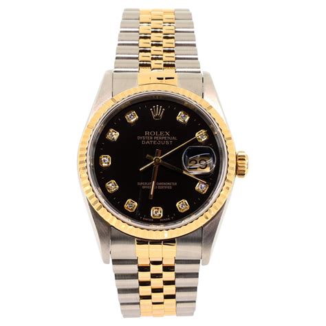 Rolex Oyster Datejust Perpetual 1978 Yellow Gold Stainless Steel Watch