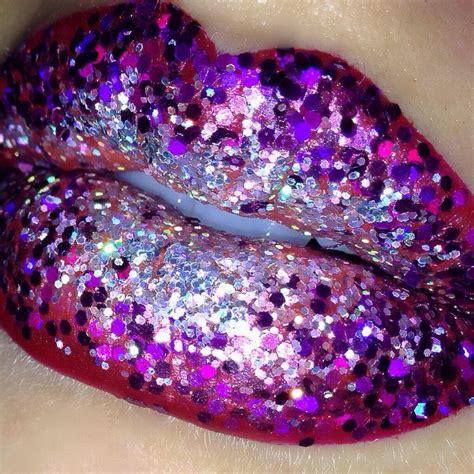 Ombré Glitter Lips Glitter Lips Pop Art Lips Lip Art