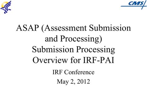 Asap Assessment Submission And Processing
