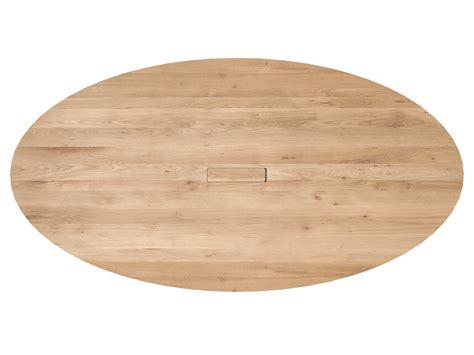 Oak Mikado Oval Oak Meeting Table With Cable Management By Ethnicraft