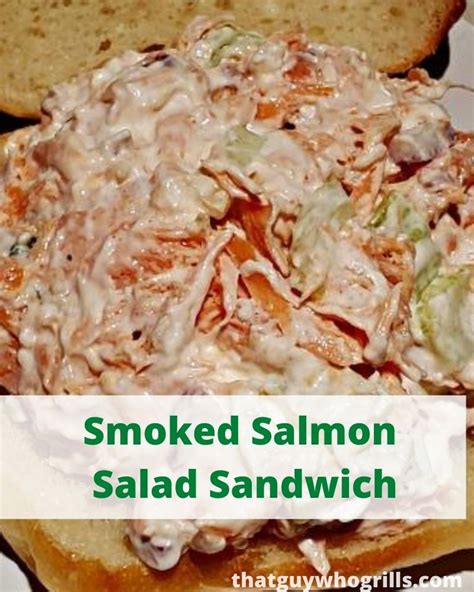 Smoked Salmon Salad Recipe - That Guy Who Grills