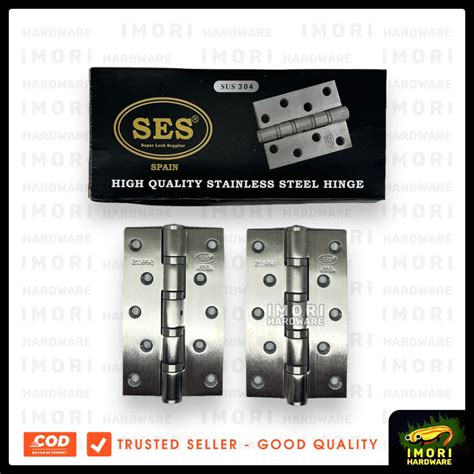 Jual Ses Engsel Bearing Stainless Inch Pintu Jendela Door Hinge