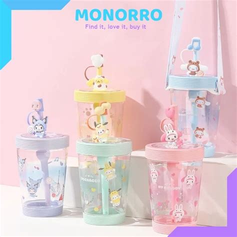 Jual Miniso Botol Minum Sanrio Botol Minum Tali Kuromi Cinnamoroll Hk