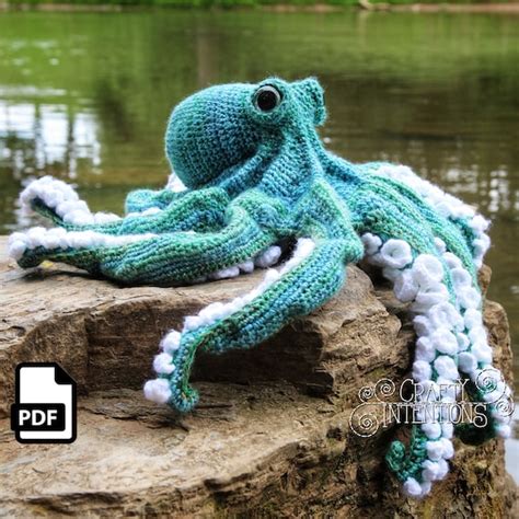 Realistic Octopus Crochet Pattern By Crafty Intentions Digital Etsy