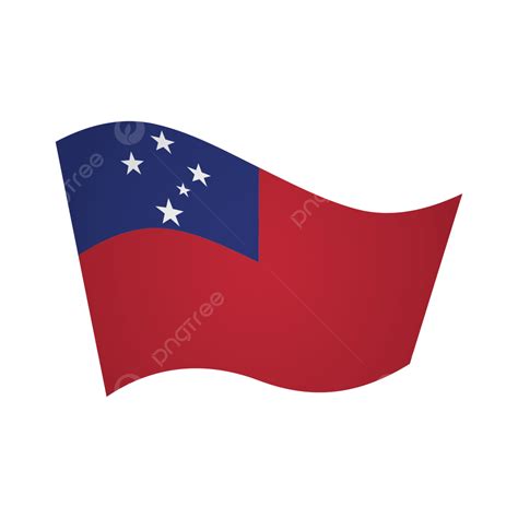 Samoa Flag Samoa Flag Samoa Day Png And Vector With Transparent