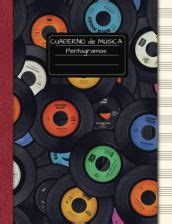 Cuaderno de música Pentagrama Tamaño grande A4 12 pentagramas por