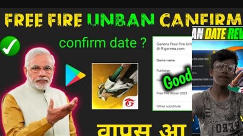 Good Newsfree Fire Unban Free Fire Unban Kab Hoga Free