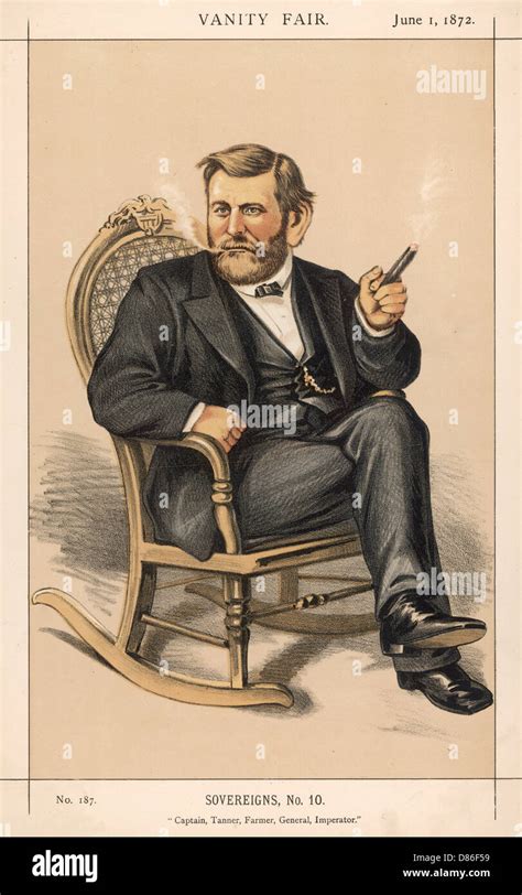 American Civil War General Ulysses Grant Stock Photo - Alamy