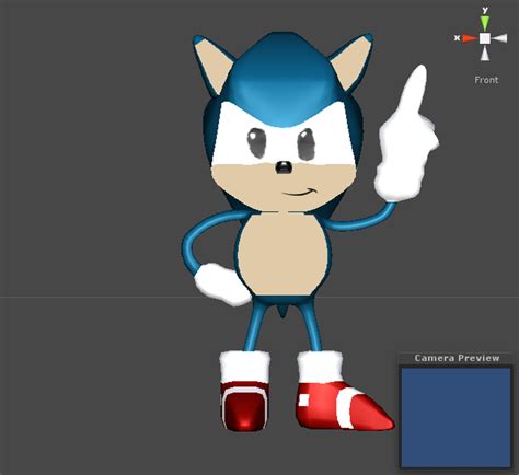 3d Model Sonic Hedgehog Turbosquid 1301674