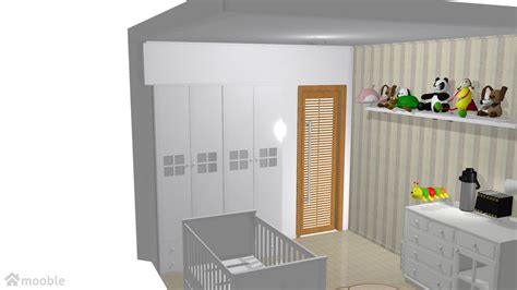 Quarto Niara De Elaine Planta 3D Mooble