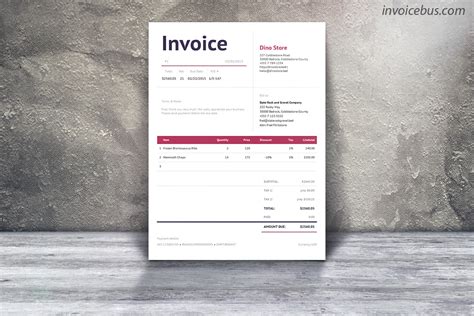 Create HTML Invoice Template Worksheets Library