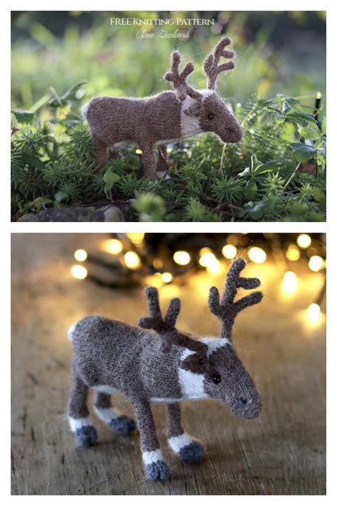 Amigurumi Reindeer Free Knitting Pattern Knitting Pattern