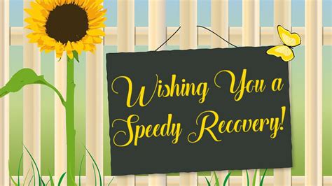 Sunflowers card Greetings card for Wishing Speedy Recovery Card for ...