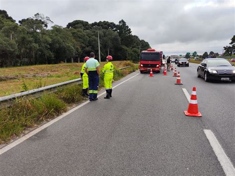 Homem em situação de rua morre atropelado por caminhão na BR 277 em