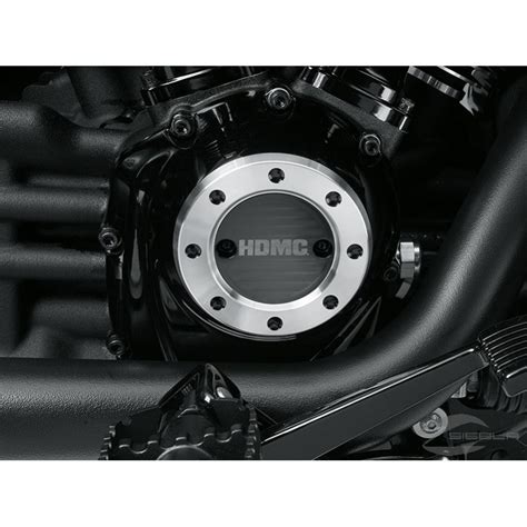 HDMC ENGINE TRIM TIMER COVER BLACK WITH MACHINED HIGHLIGHTS BY