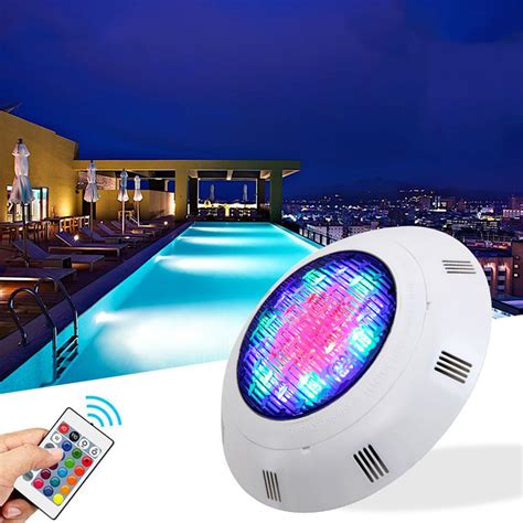 Luz Led Rgb Sumergible Para Piscina 12w Con Control Remoto Meses Sin