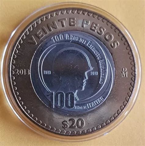 Moneda 20 Pesos Conmemorativa 100 Años Del Ejercito Mexicano MercadoLibre