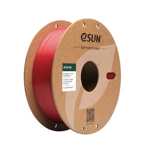 Esun Epla Ss Filament Mm Fire Engine Red Kg Roll With Paper