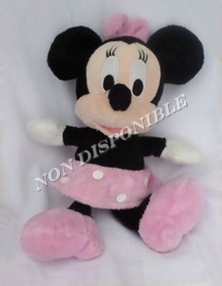 Doudou Peluche Minnie Jupe Rose Pois Blanc Nicotoy Disney 35 Cm Happy