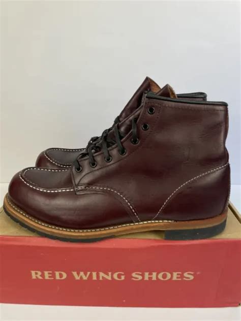 RED WING HERITAGE 9010 Beckman Moc Toe Black Cherry Featherstone