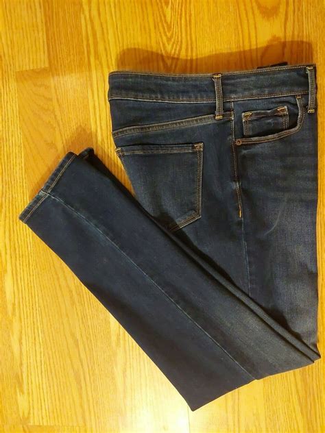 Old Navy Jeans Curvy Power Straight High Rise Stretch Denim Size 8 29