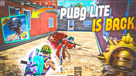 Pubg Lite Is Back Pubg Lite New Update Soon Pubg Lite Comptetive