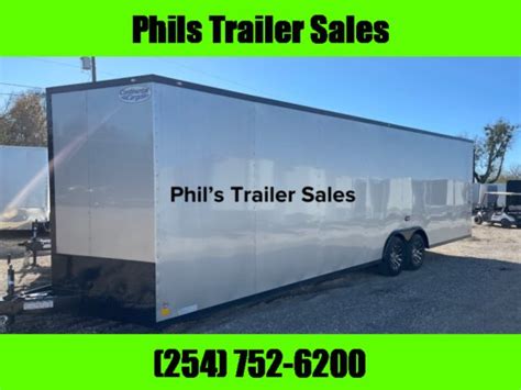 2023 Continental Cargo NEW 85X28 V NOSE ENCLOSED TRAILER CAR HAULER