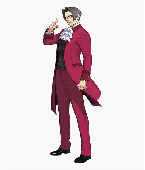 Ace Attorney Miles Edgeworth Spirit Of Justice Hd Png Download Kindpng