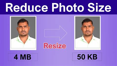 How to reduce image sizes under 50 kb | Resize photo Under 50kb in photoshob - YouTube