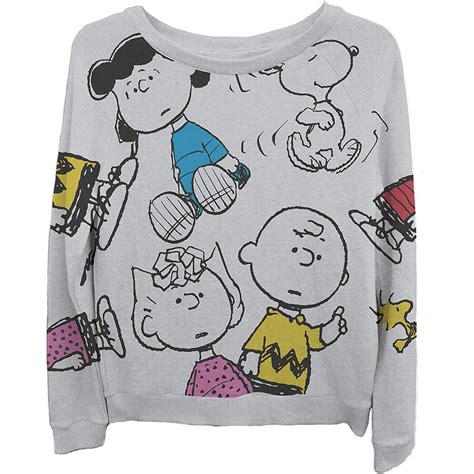 Snoopy Snoopy Ladies Peanuts Fashion Sweatshirt Ladies Classic