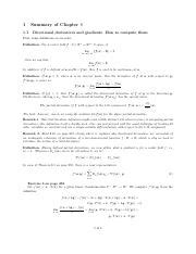 Math 375 Fall 2020 1 -1.pdf - 1 1.1 Summary of Chapter 8 Directional derivatives and gradients ...