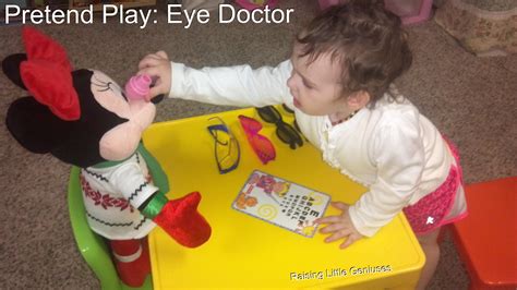 Pretend Play Eye Doctor A Fun Idea For Dramatic Play Designed To