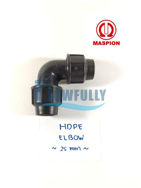 Jual ELBOW HDPE 3 4 INCH 25 MM MASPION KNEE KENI BELOKAN Shopee Indonesia