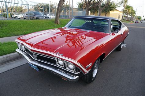 1968 Chevrolet Chevelle SS 396 V8 4 SPD 2 Dr Hardtop Stock 80883 For