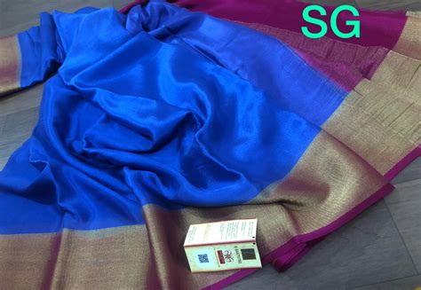 Pure Mysore Wrinkle Crepe Saree With Blouse Siri Designers