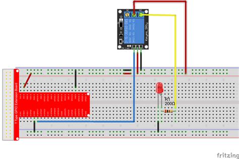 Raspberry Pi Starter Kit Lesson 9: Drive a Relay to Control LED ...