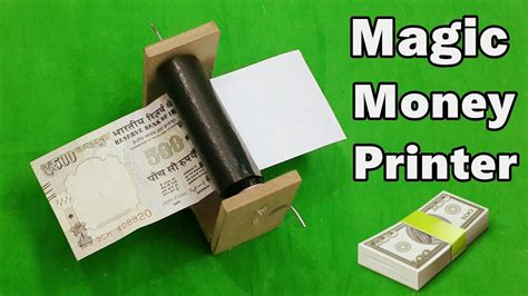 How To Make A Money Printer Machine Money Magic Trick Easy Money Printer Machine Money