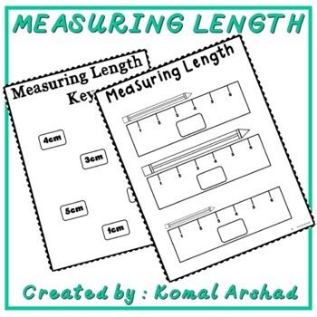 Measuring Length Worksheets by Komal Arshad | TPT