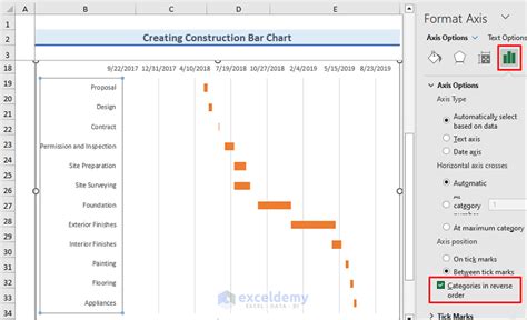 How to Create Construction Bar Chart in Excel (With Easy Steps)